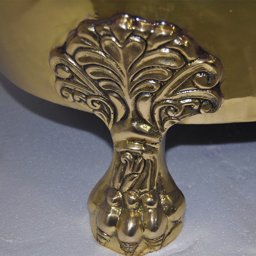 Coppersmith Clawfoot Brass Nickel Freestanding Bath