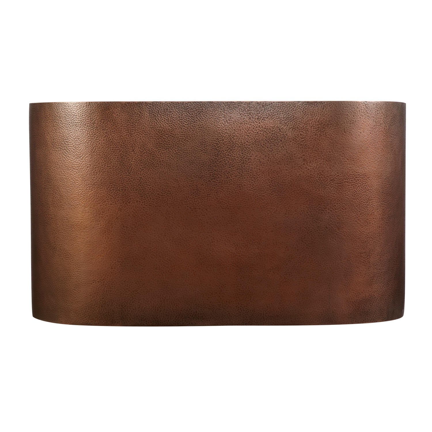Coppersmith Creations Double Wall Antique Hammered Freestanding Bath