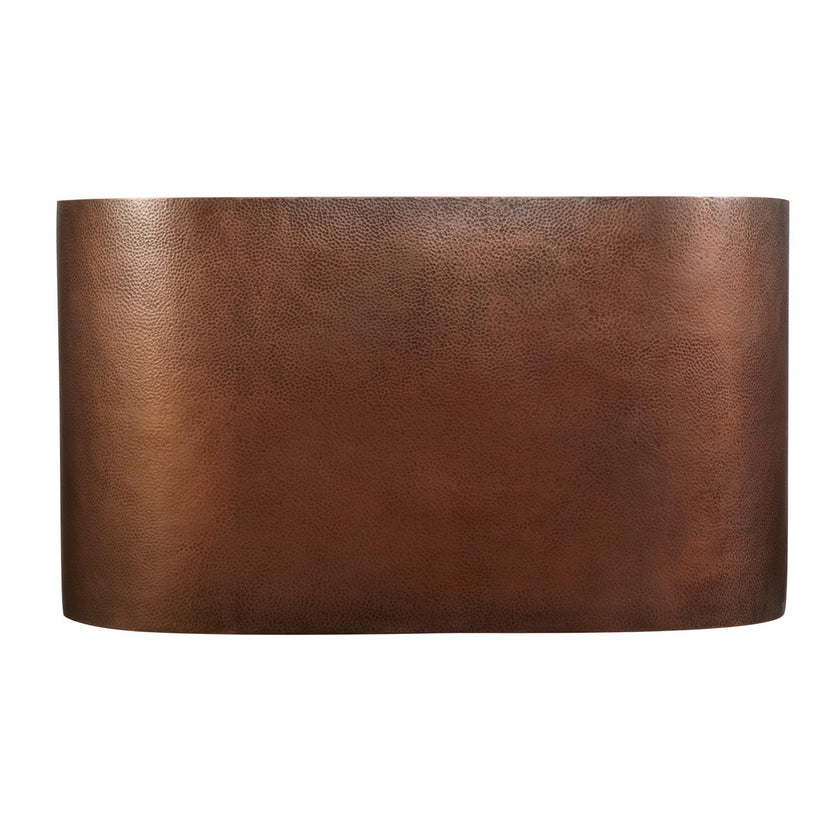Coppersmith Creations Double Wall Antique Hammered Freestanding Bath