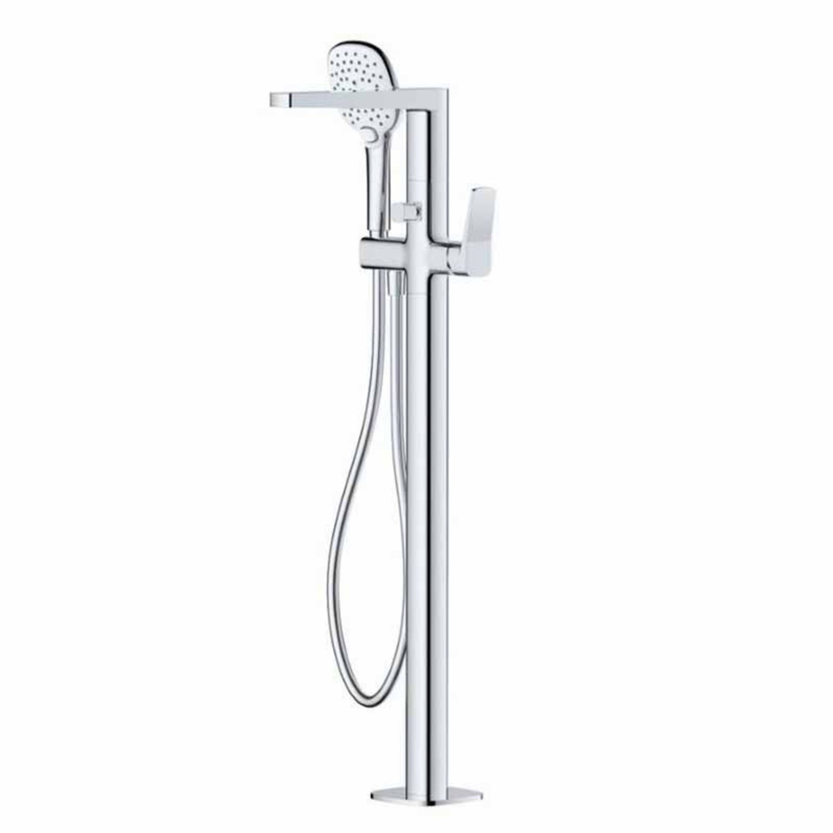 RAK Petit Square Floorstanding Bath Shower Mixer in All Colours