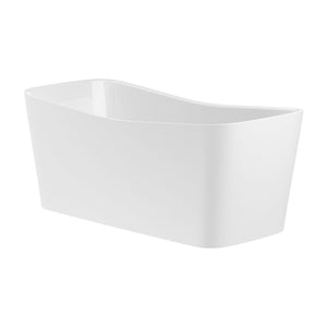 Roca Maui Square Gloss White Freestanding Bath All Colours 1500 x 700