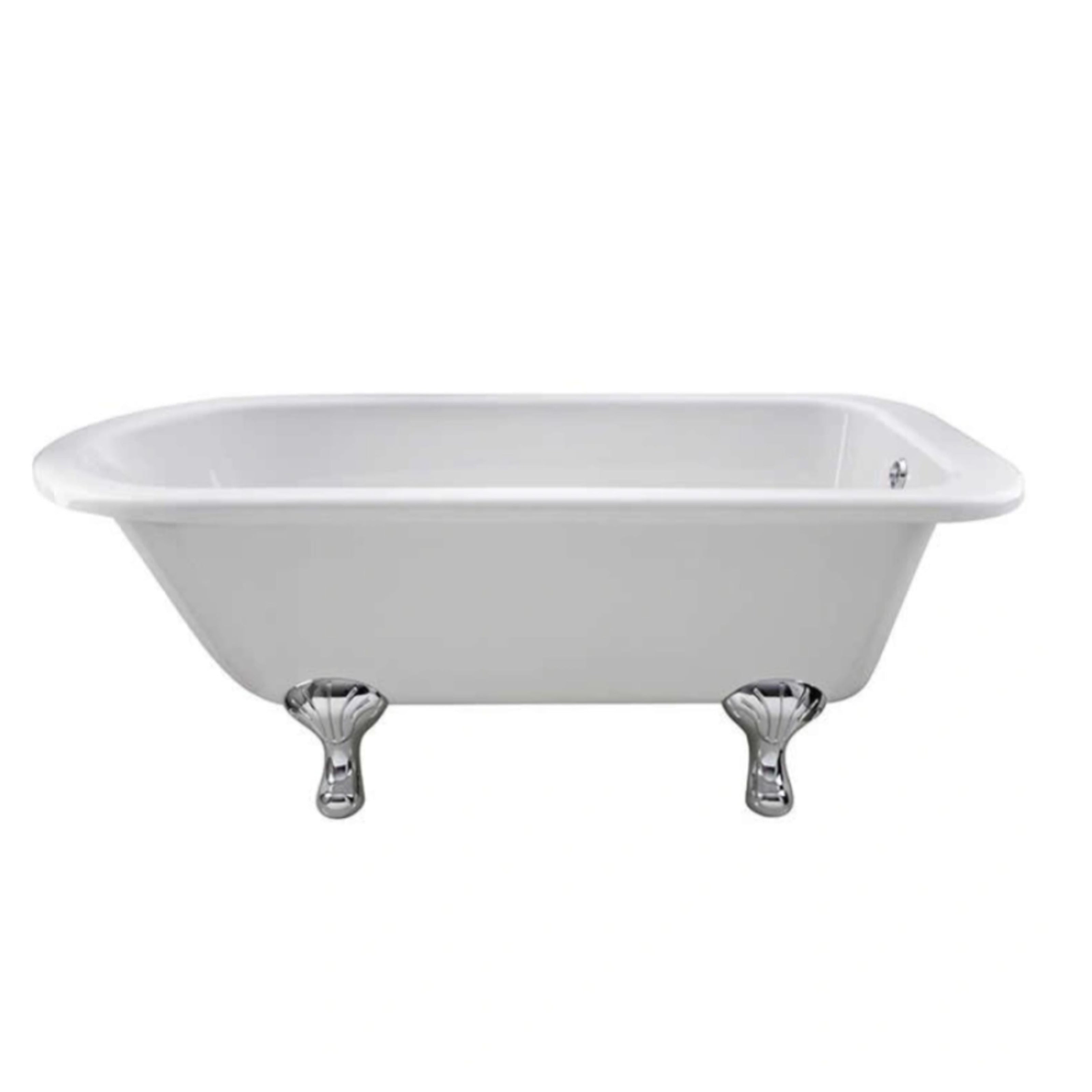 Bayswater Sutherland White Clawfoot Single End Freestanding Bath 1700 x 750 BAYB103