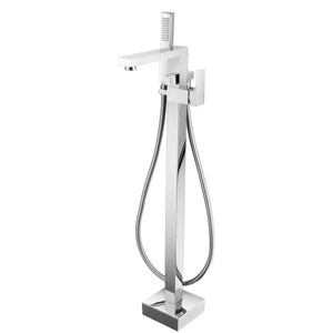 RAK Cubis Freestanding Bath Shower Mixer Chrome RAKCUB3013