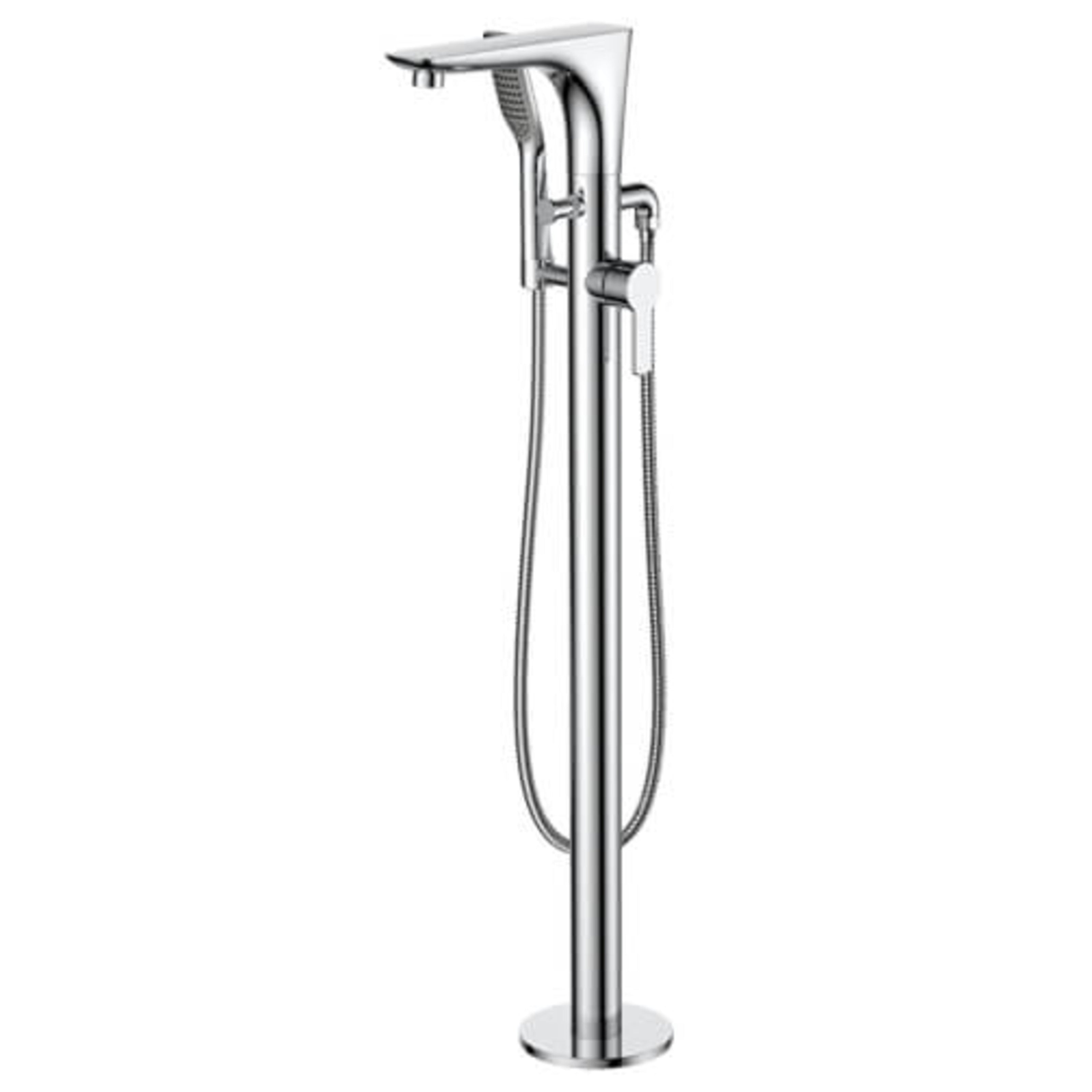 Aqua Myia Freestanding Bath Shower Mixer Kit Chrome W001967 T1968