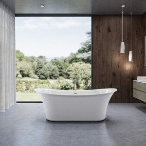 Charlote Edwards Admiralty Gloss White Freestanding Bath