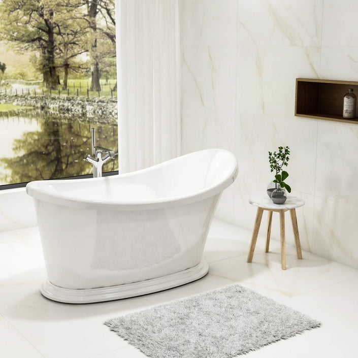 Charlotte Edwards Ersa Gloss White Freestanding Bath