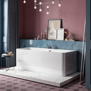 Charlotte Edwards Stratford Gloss White Freestanding Bath - bathlux.co.uk