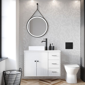 Belini Round LED Hanging Mirror