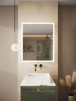 Prospr LED Blue Tooth Cabinet 500x700 Single Door