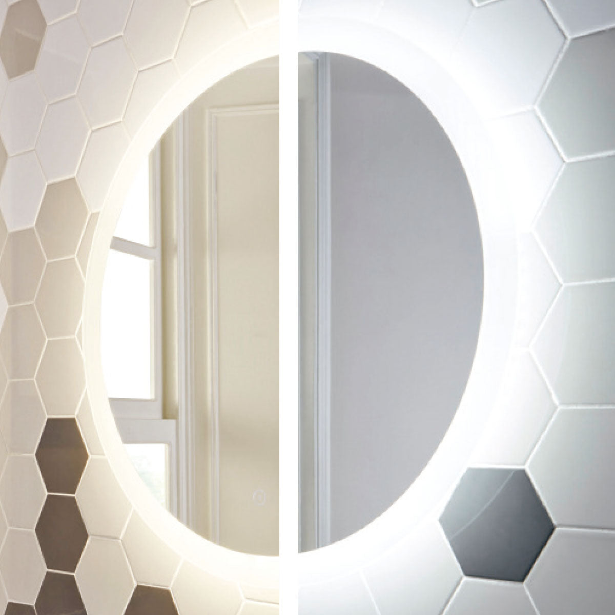 Lunar LED Mirror W/Demister Pad