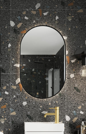 Aubrey LED Tablet 500x800 Mirror Frame