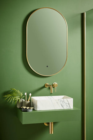 Aubrey LED Tablet 500x800 Mirror Frame