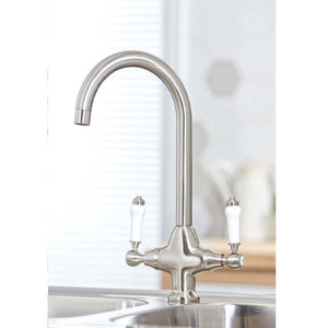 Harrogate Kitchen Tap - Brushed Nickel