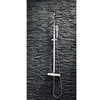 Square Thermostatic Bar Valve with Adjustable Rigid Riser