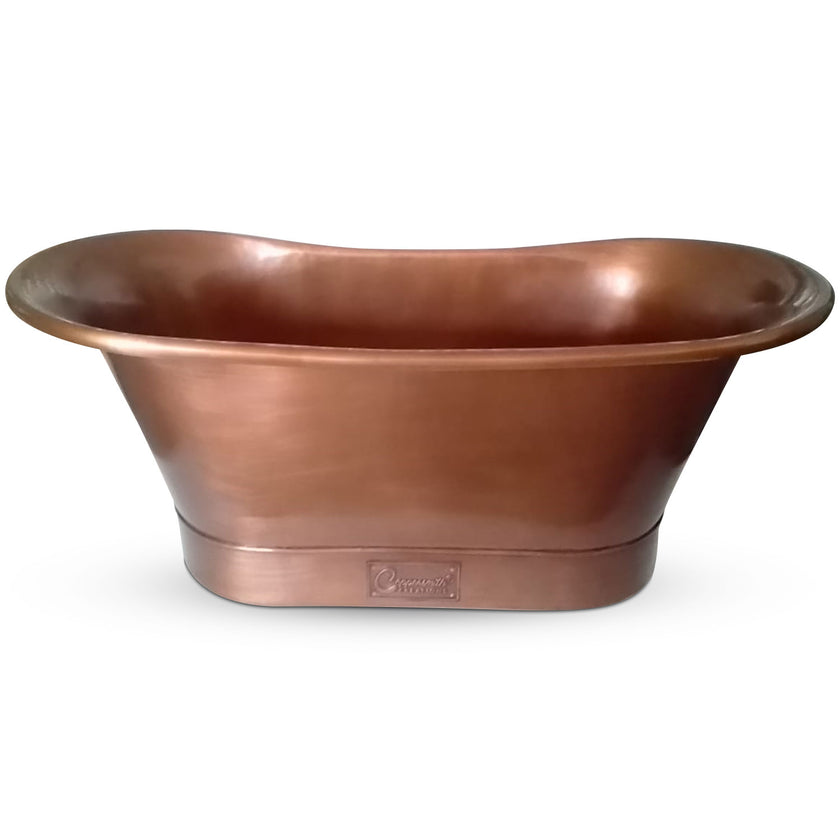 Coppersmith Creations Antique Copper Freestanding Bath