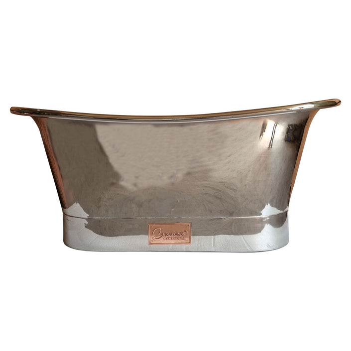 Coppersmith Creations Copper Nickel Freestanding Bath