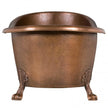 Coppersmith Hammered Copper Clawfoot Freestanding Bath