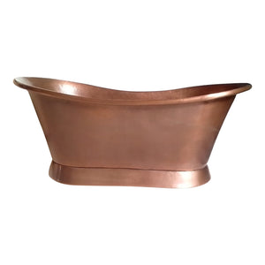 Coppersmith Creations Copper Antique Hammered Freestanding Bath