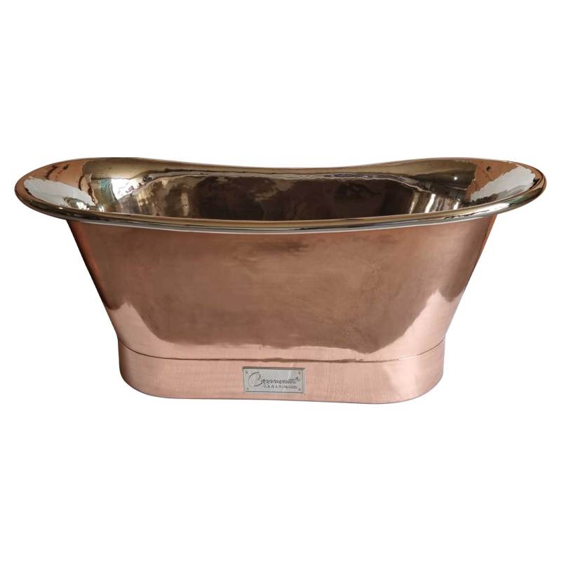 Coppersmith Creations Copper Freestanding Bath Nickel Inside