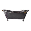 Coppersmith Creations Copper Clawfoot Full Nickel Freestanding Bath