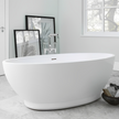 Royce Morgan Abbey 1675mm x 765mm Freestanding Oval White Bath