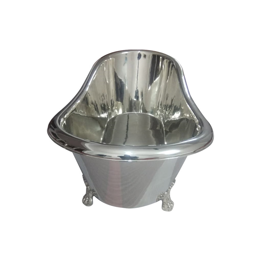 Coppersmith Creations Copper Clawfoot Full Nickel Freestanding Bath