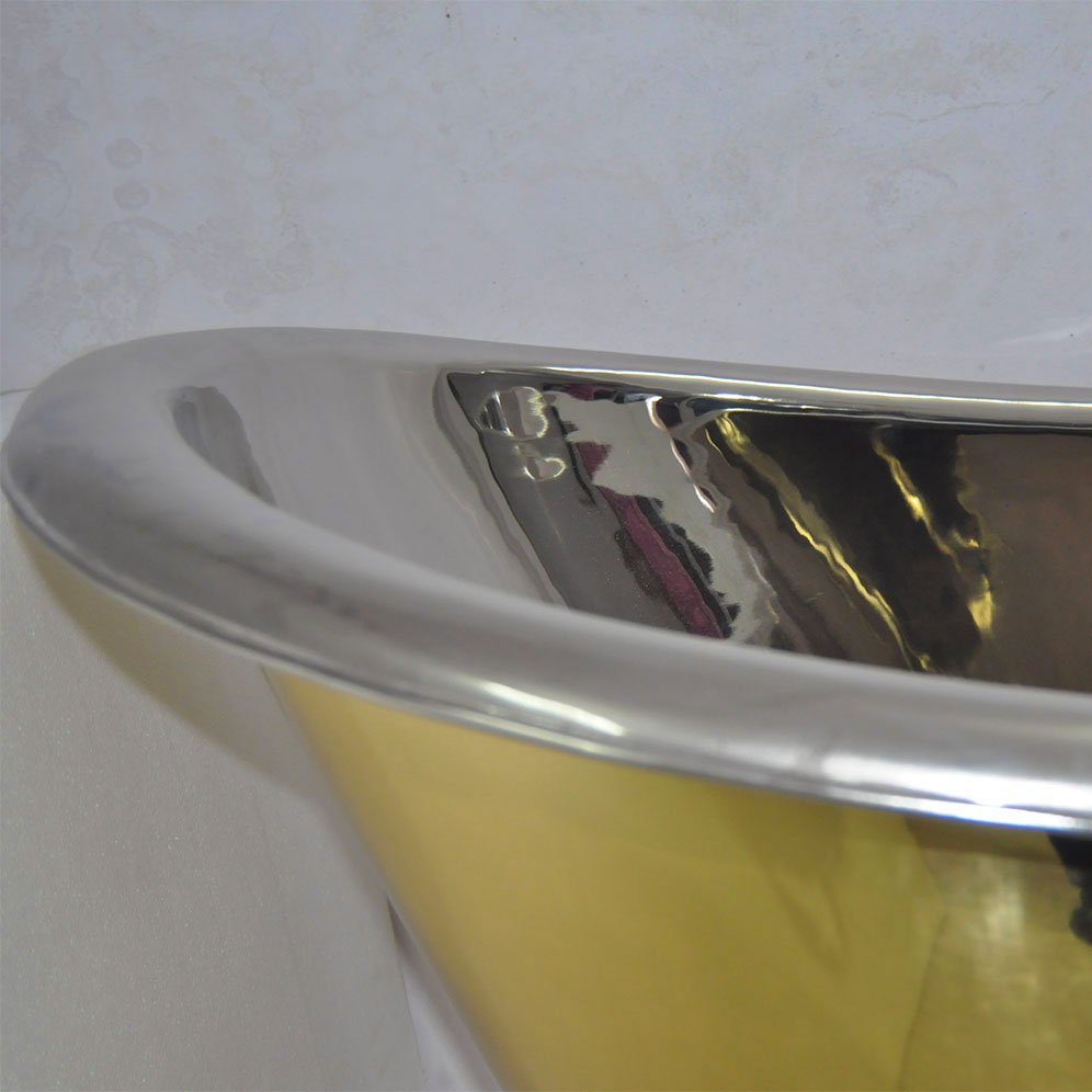 Coppersmith Clawfoot Brass Nickel Freestanding Bath