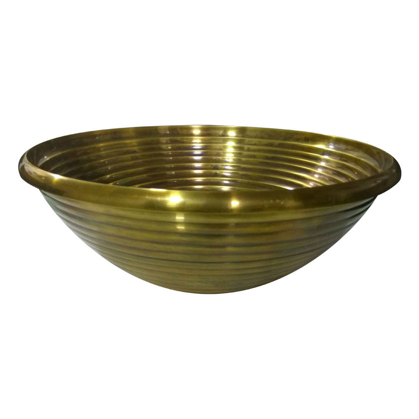 Cast Bronze Sink Round Antique Bronze Finish