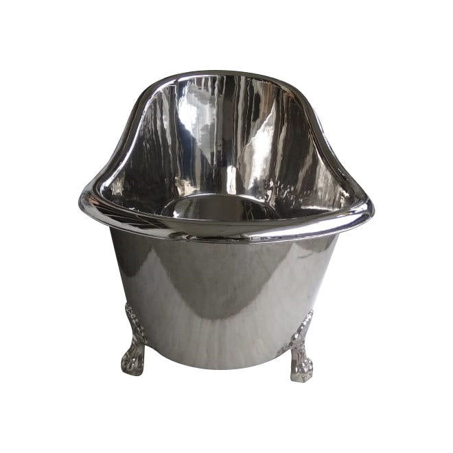 Coppersmith Creations Copper Clawfoot Full Nickel Freestanding Bath