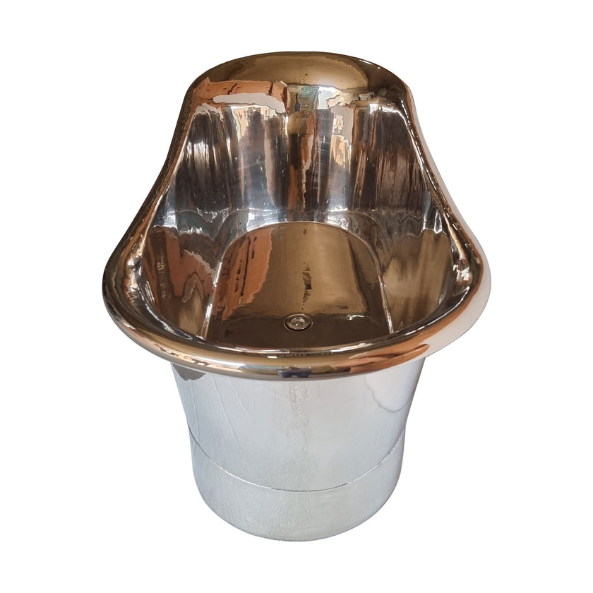 Coppersmith Creations Copper Nickel Freestanding Bath