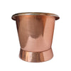 Coppersmith Creations Copper Slanting Base Nickel Freestanding Bath