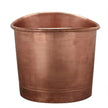 Coppersmith Creations Antique Copper Round Japanese Soaking Freestanding Bath