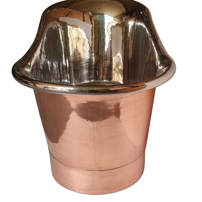 Coppersmith Creations Copper Freestanding Bath Nickel Inside