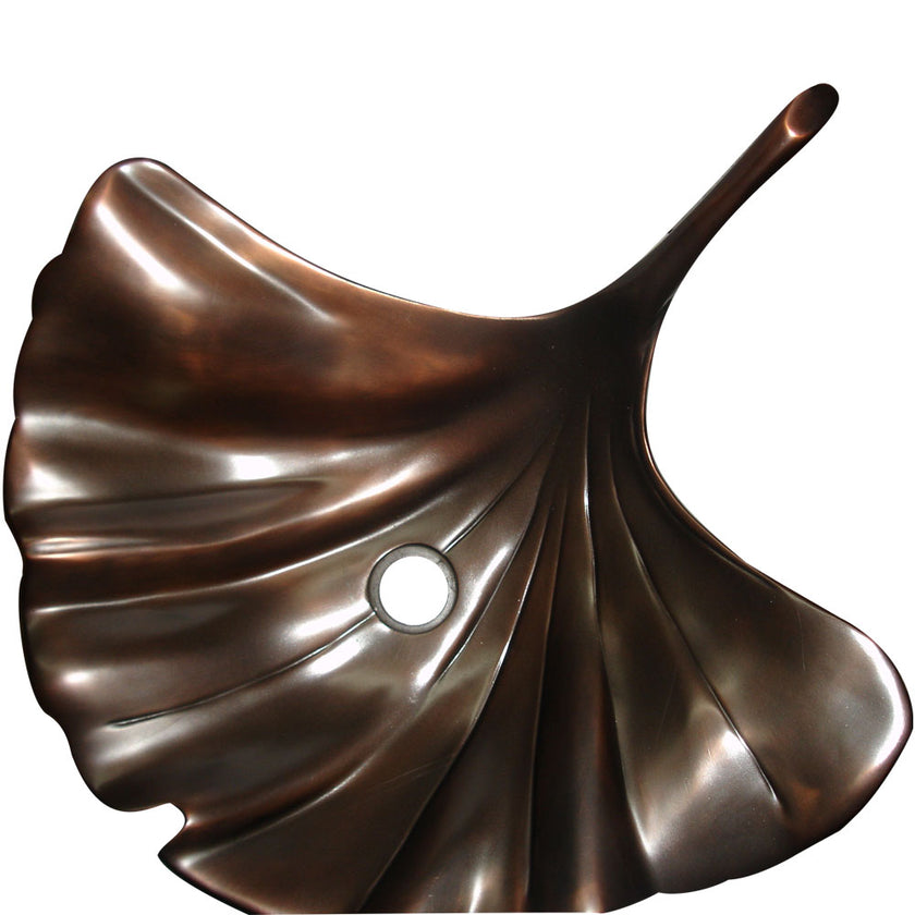 Cast Bronze Sink Antique Dark Finish