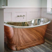 BC Designs Copper & Nickel Freestanding Boat Bath All Sizes