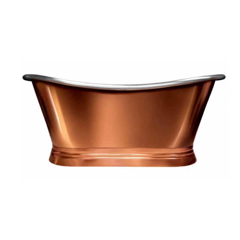 BC Designs Copper & Nickel Freestanding Boat Bath All Sizes