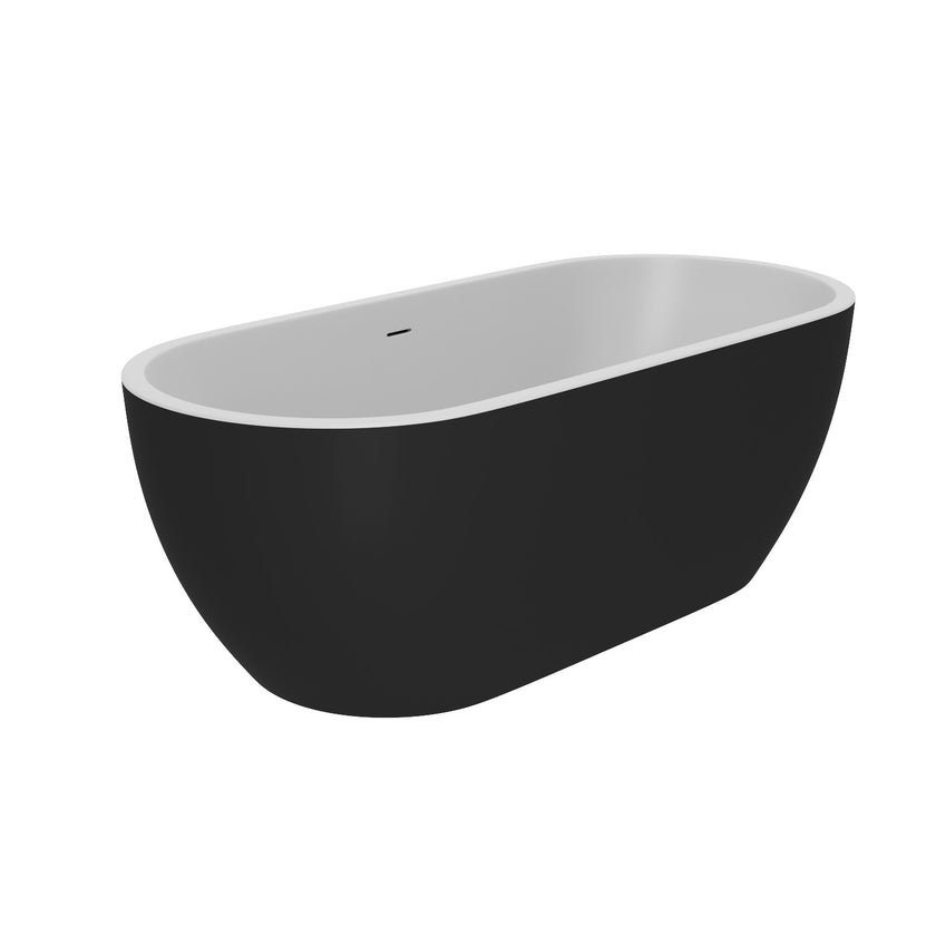 Aqua Summit Luxury Graphite Double Ended Freestanding Bath