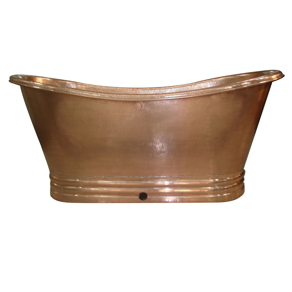 Coppersmith Antique Shiny Copper Freestanding Bath