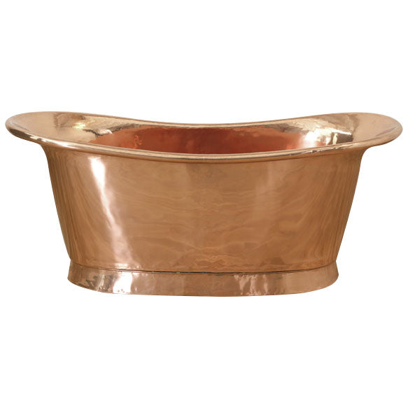Coppersmith Shiny Copper Freestanding Bath