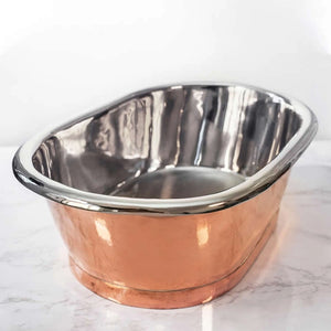 BC Designs Copper Nickel Countertop Basin