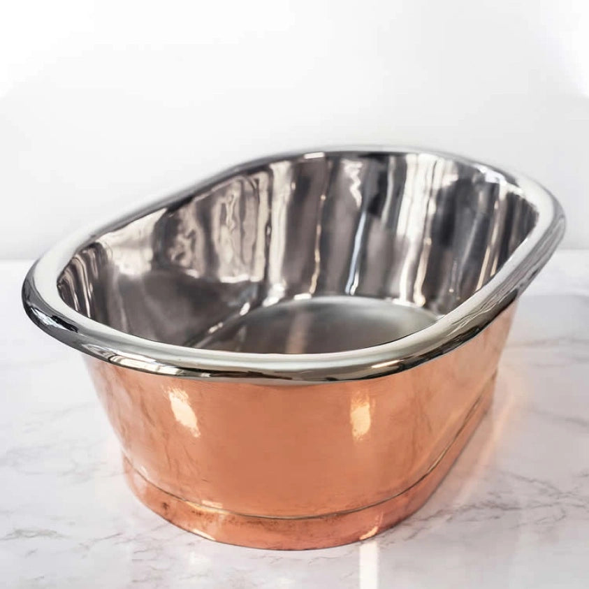 BC Designs Copper Nickel Countertop Basin