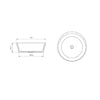 BC Designs Delicata Cian Countertop Basin