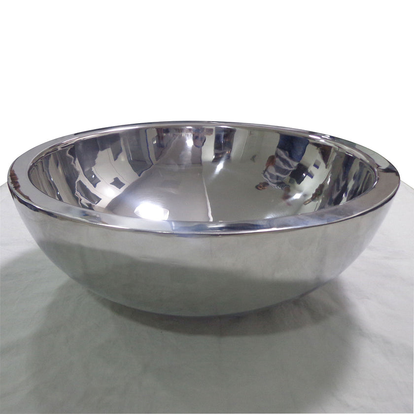 Double Wall Steel Sink Shiny Finish