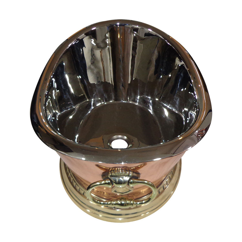 Beverage Tub Style Copper Sink