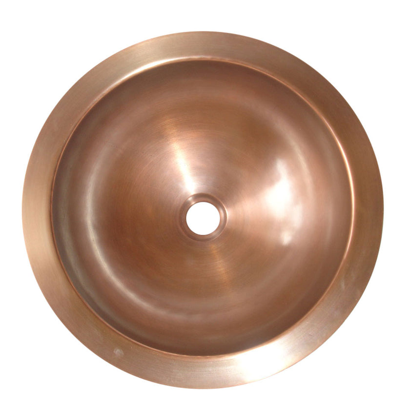 Round Antique Copper Sink