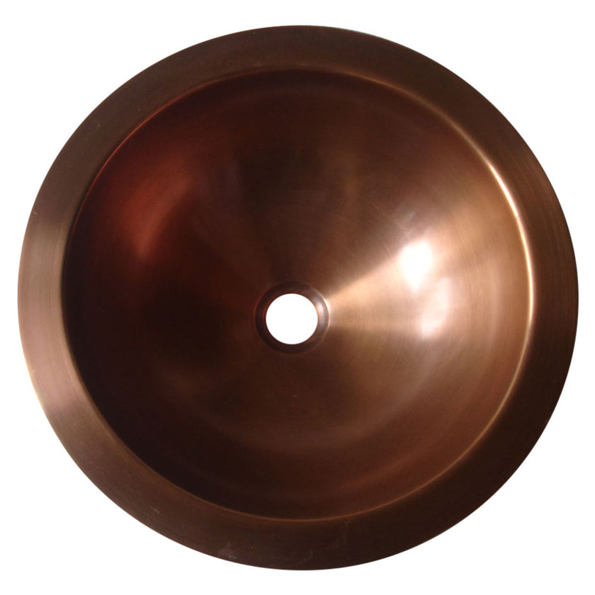 Round Antique Copper Sink