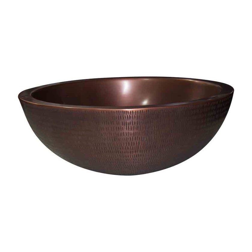 Rice Hammered Copper Sink