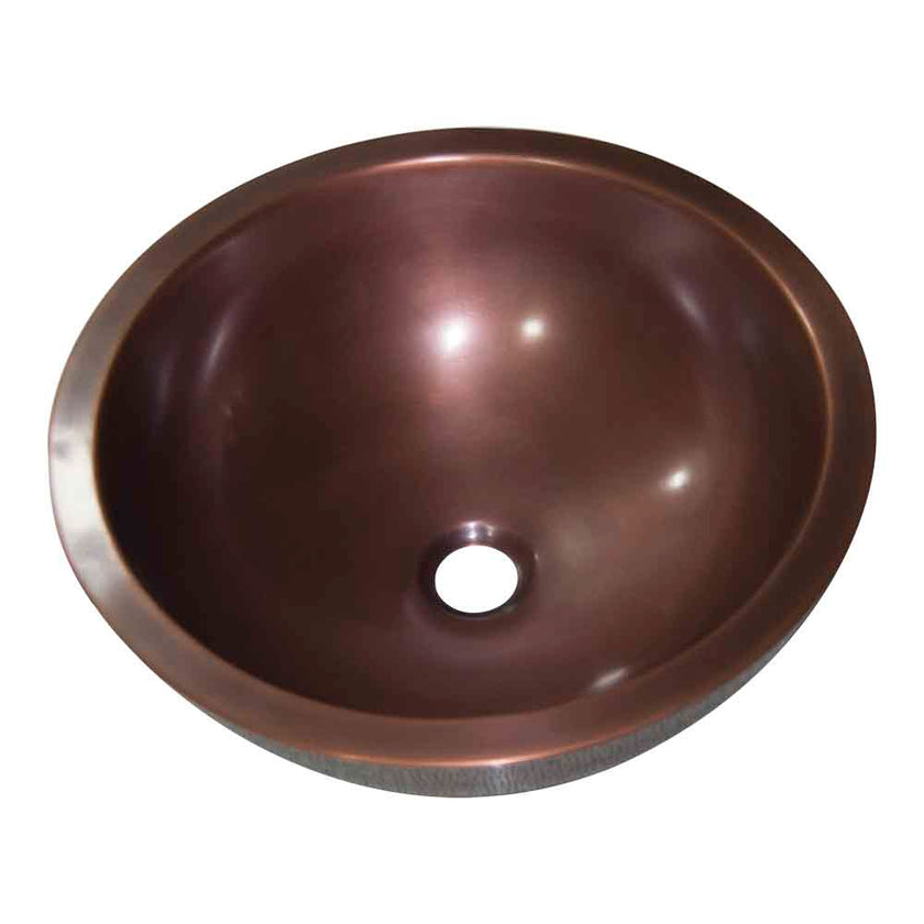 Rice Hammered Copper Sink