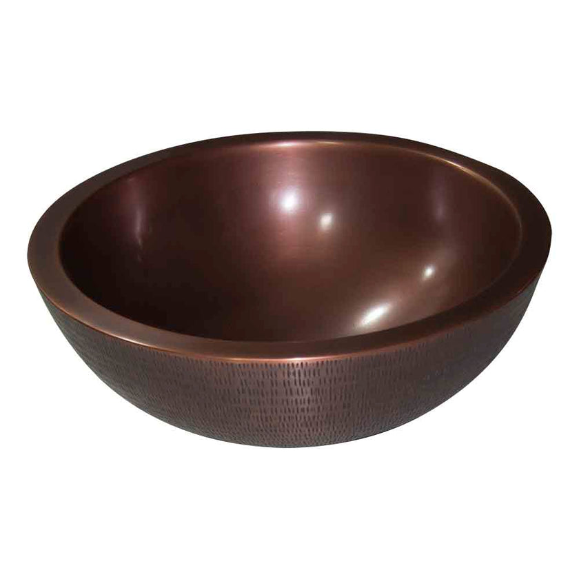Rice Hammered Copper Sink
