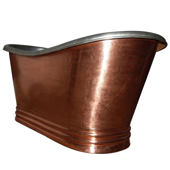 Coppersmith Copper Nickel Freestanding Bath